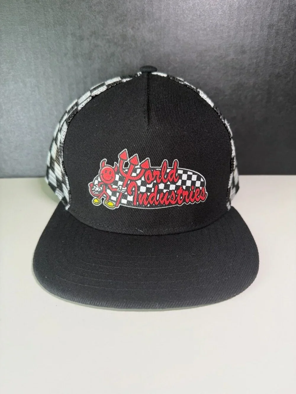 World Industries Snapback Cap Youth One Size Black